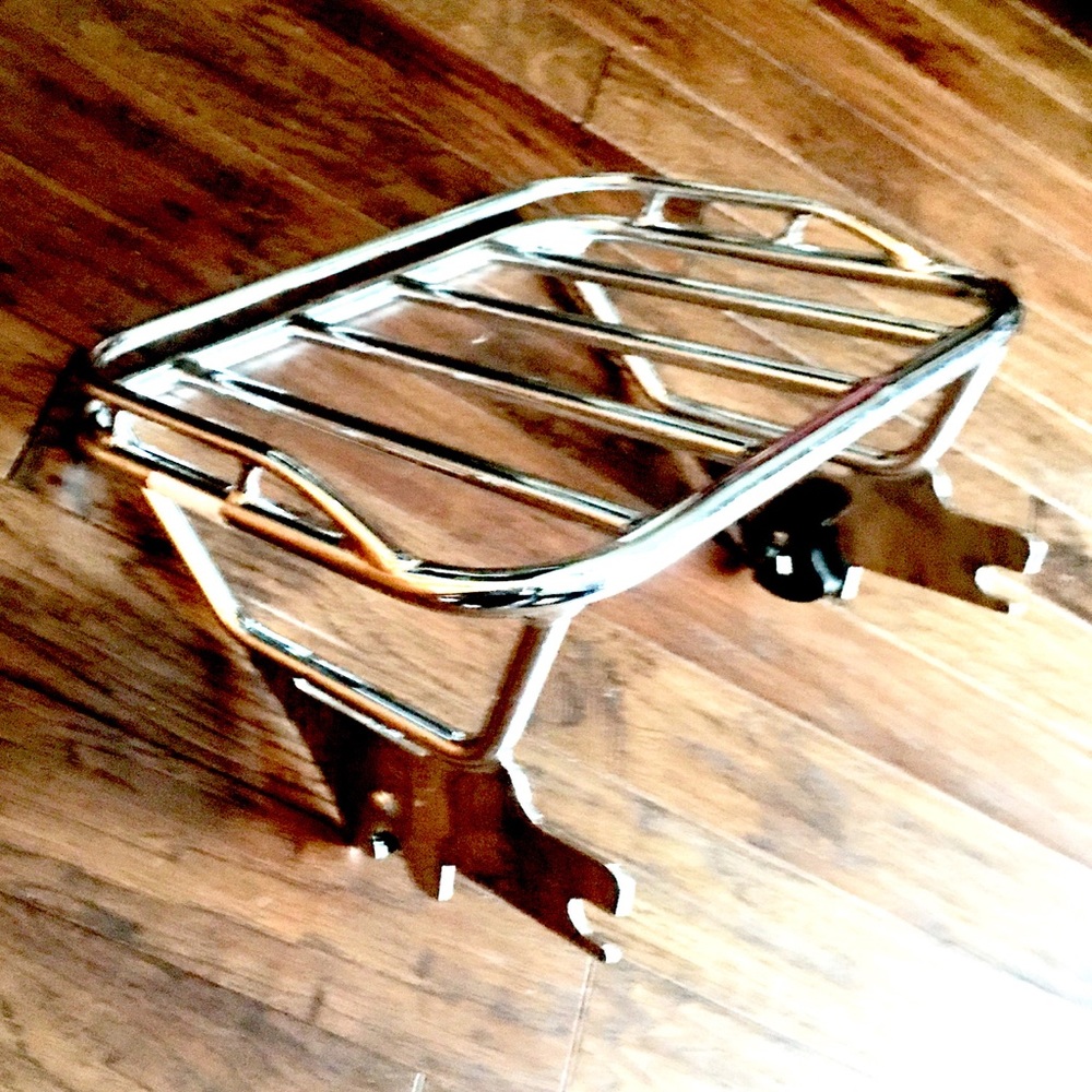 Motorcycle Luggage Rack Chrome / Stainless Steel